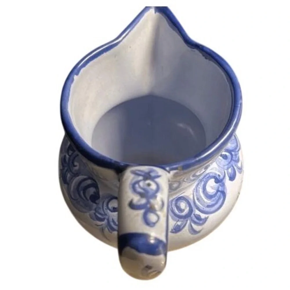 VTG. Vestal Alcobaça‎ Portugal Hand Painted Pitcher 5